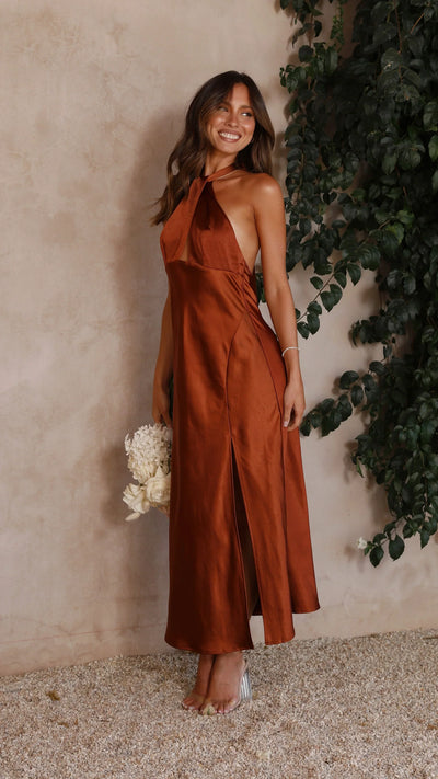 Maxi kjole Rosea Halter
