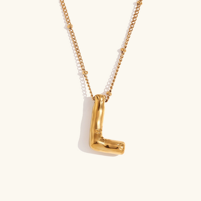næsepynt med initialer | 18k Guld