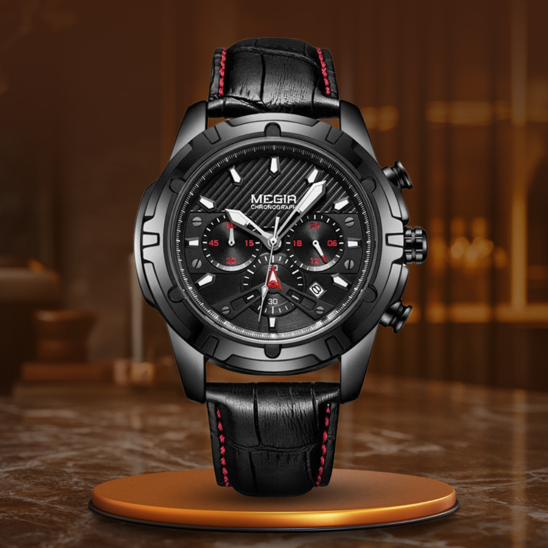 Luksus Militær Chronograph Sportsur
