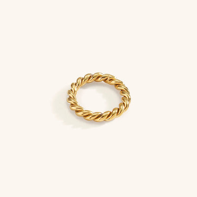Melody Twist Ring | 18k Guld