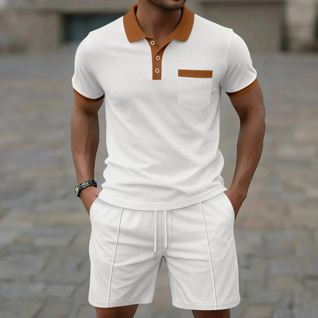 Ryan - Polo og Shorts Sommersæt i Bomuld