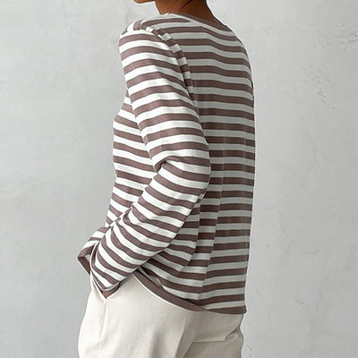 Dagmar™ | Elegantes gestreiftes Damen-T-Shirt