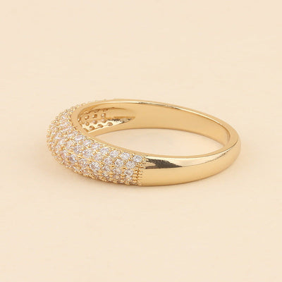 Ring med glaskuppel | Guld 18k