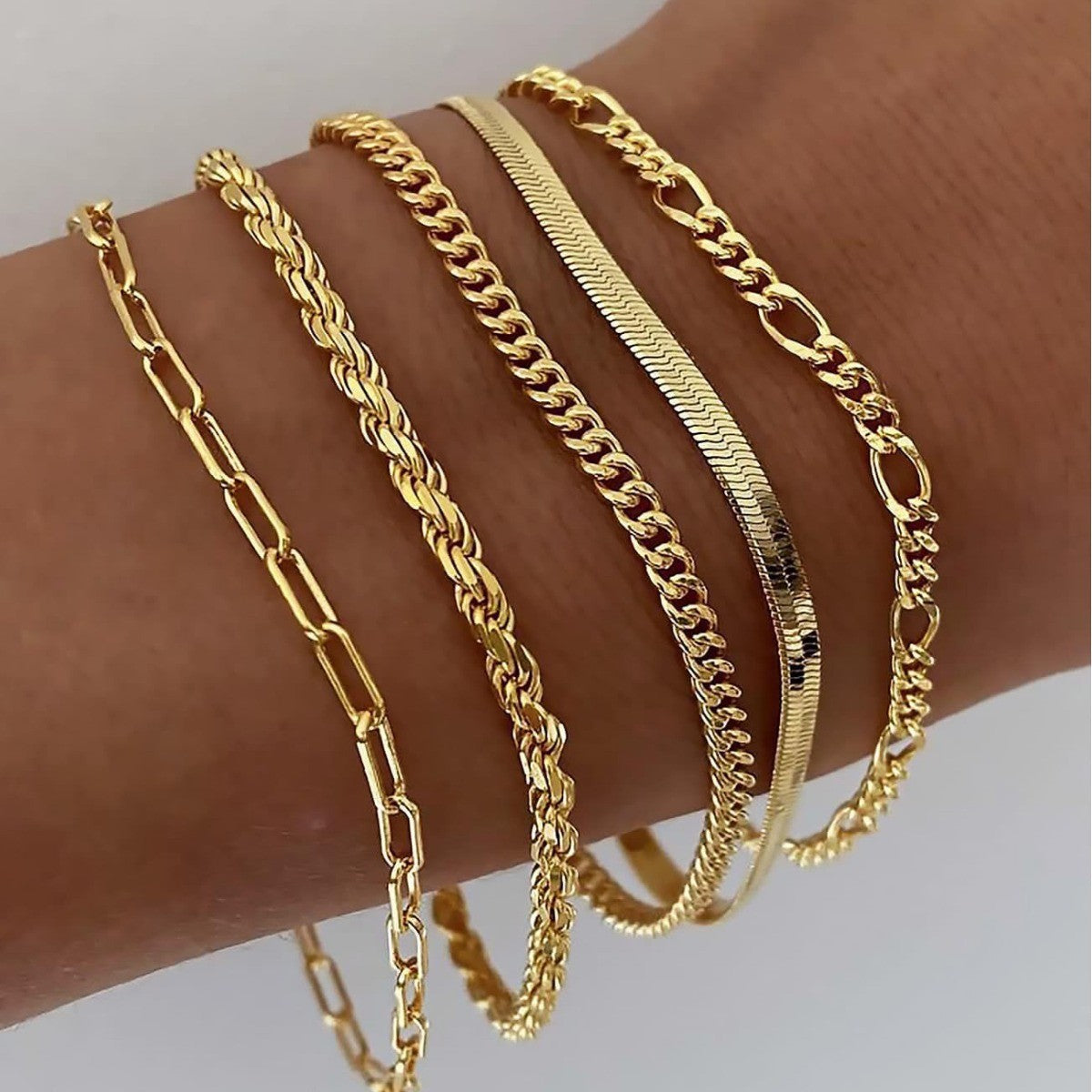Ellis Renner Armbåndsæt | Hvidguld 16k