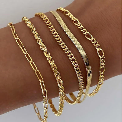 Ellis Renner Armbåndsæt | Hvidguld 16k
