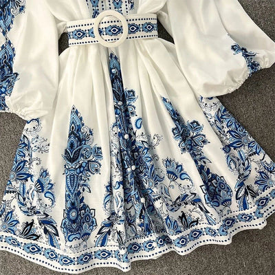Mini Kjole Joséphina Justeret Broderet