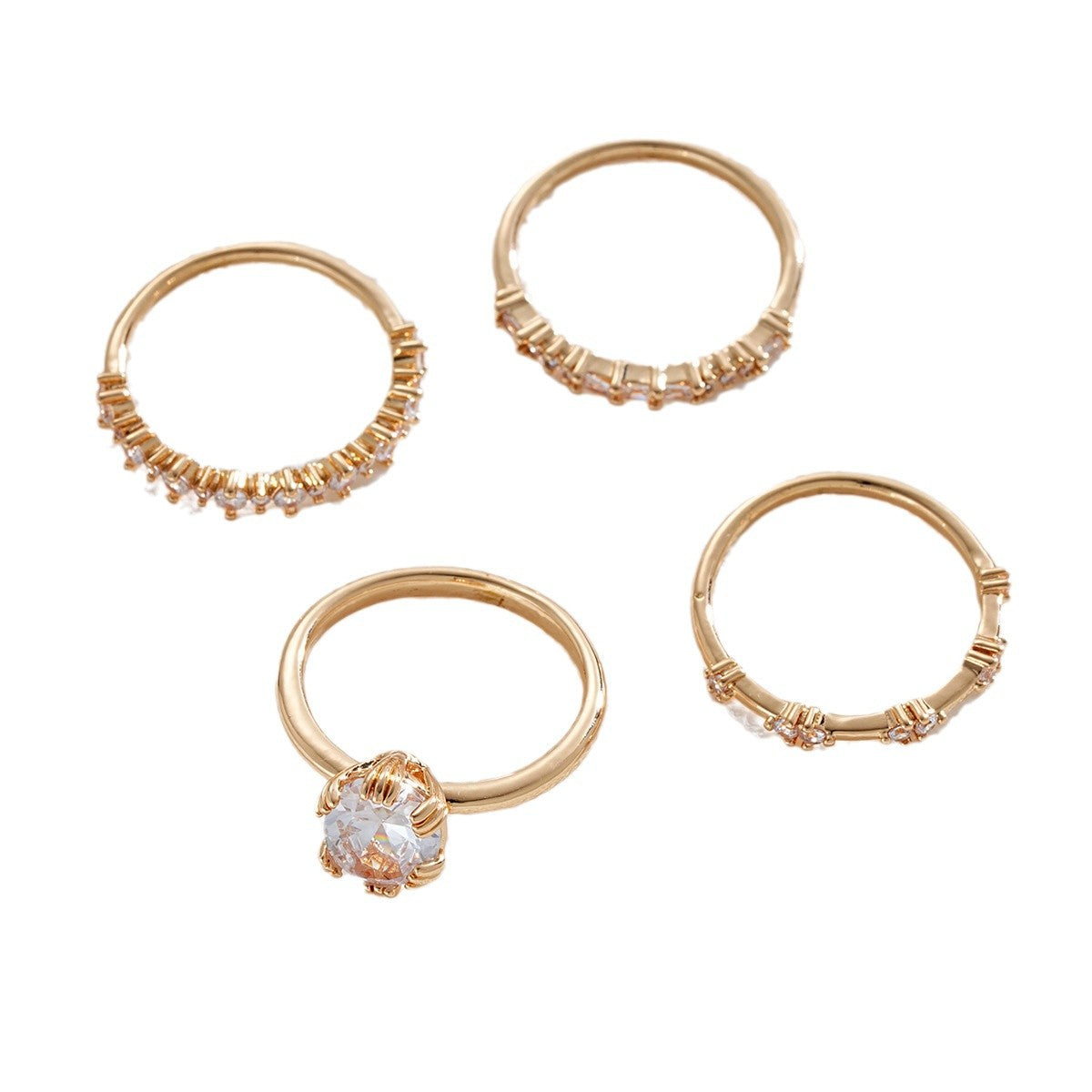 Solène Viremont Ring Sæt | Guld