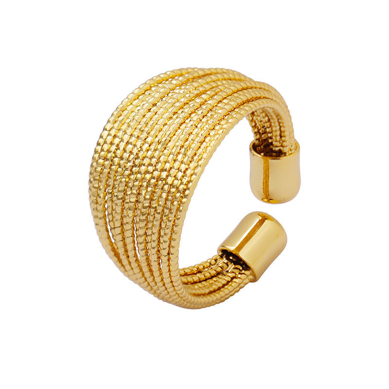 Vera ring med åben ende |  18k guld