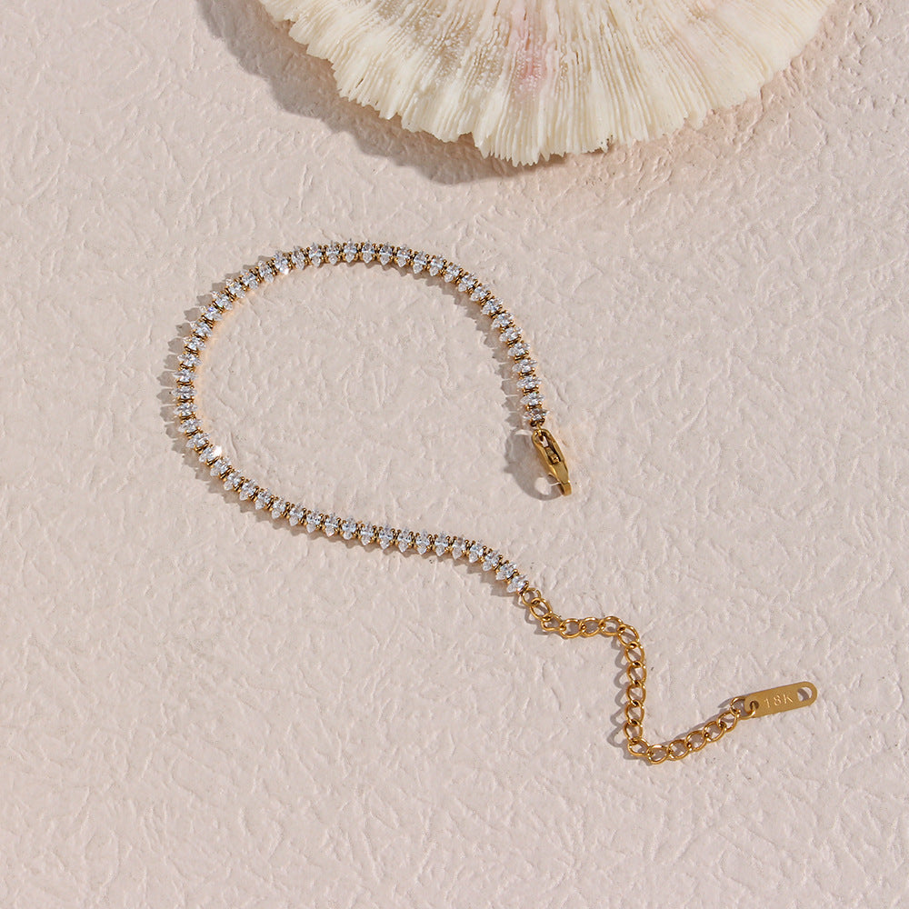 Tennisarmbånd Wisteria Diamant | 18k Guld