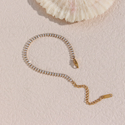 Tennisarmbånd Wisteria Diamant | 18k Guld