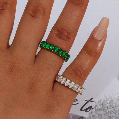 Antoinette Diamant Simulant Guld Ring