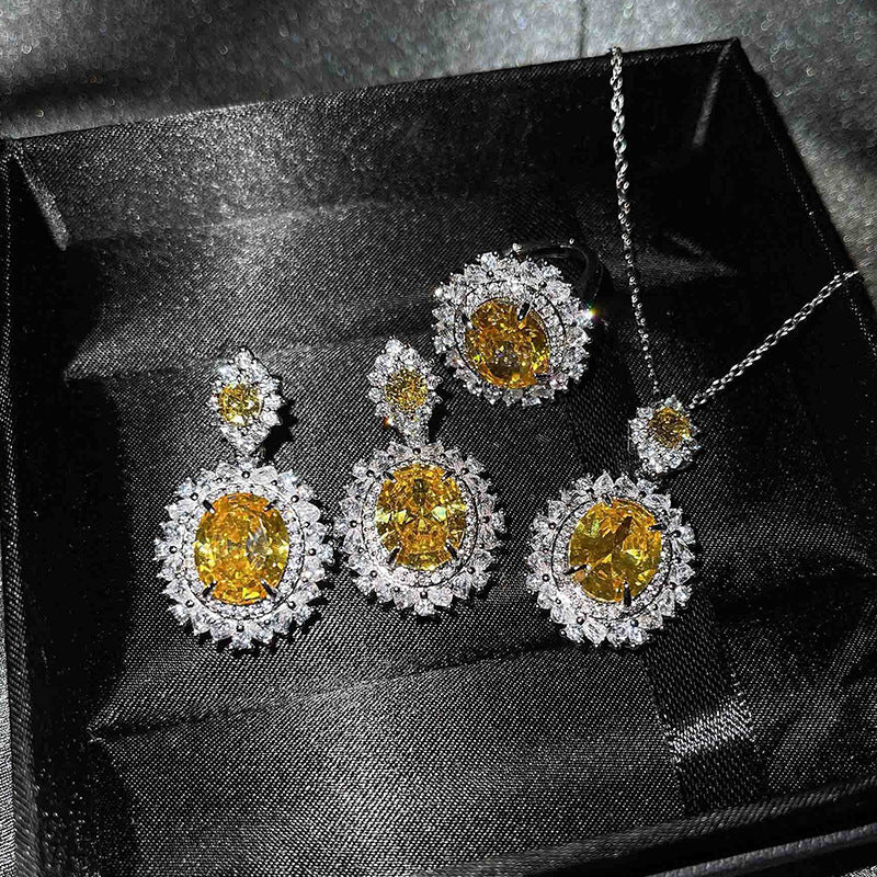 Vespera Aetherin Rosa Sæt | Hvidguld 18k - DK