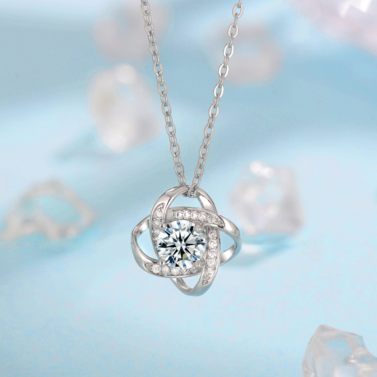 Fleur de Givre Klee-Knoten-Set | Hvidguld 16k - DK