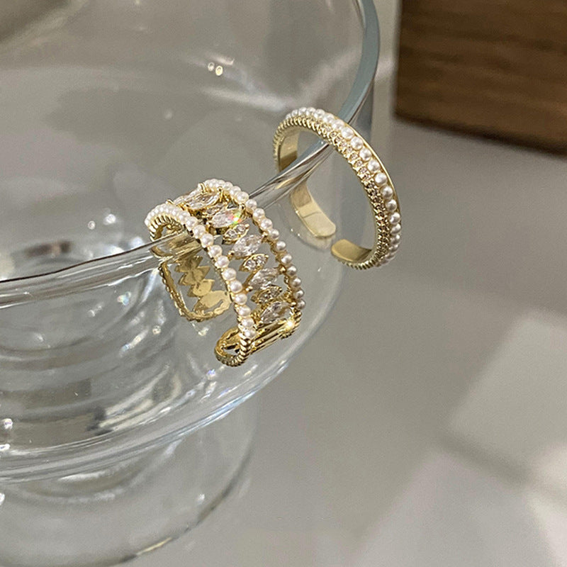 Elodie Vance Ring Sæt | Guld