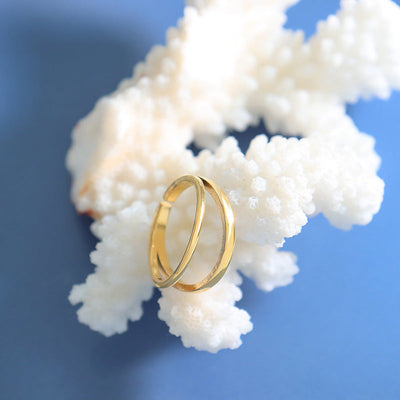 Ring med nilloverflade | 18k Guld