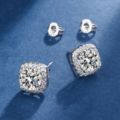 Aria Quadrat Radiant Set | Hvidguld 16k - DK