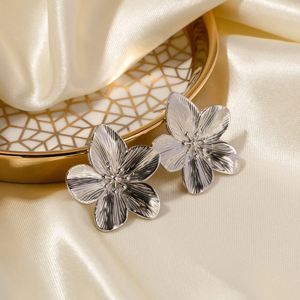 Allysa Blume Øreringe |  18k Guld