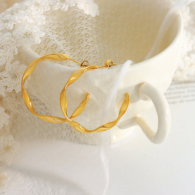 Iris Øreringe | 18k Guld