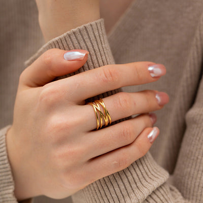 Ring i Flussgold | 18k Guld