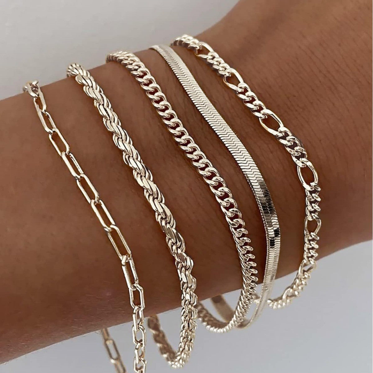 Ellis Renner Armbåndsæt | Hvidguld 16k