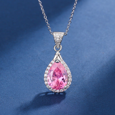 Aria Tårn Pink Sæt | Hvidguld 16k - DK