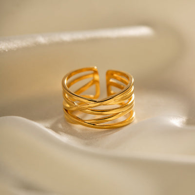 Ring i Flussgold | 18k Guld