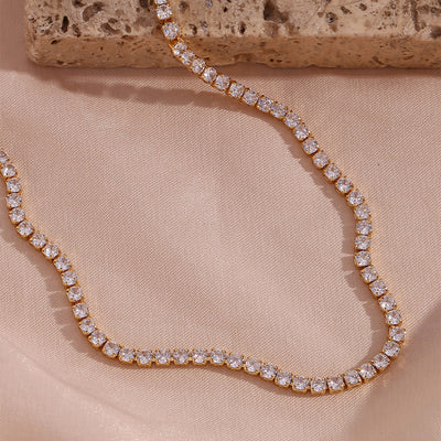 Tenis Halskæde Isolde Diamant | 18k Guld