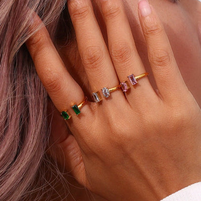 Fedilia Edelstein Ring | 18k Guld