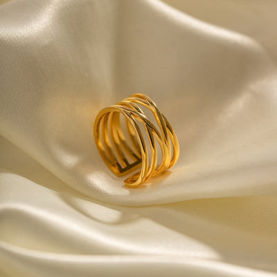 Ring i Flussgold | 18k Guld
