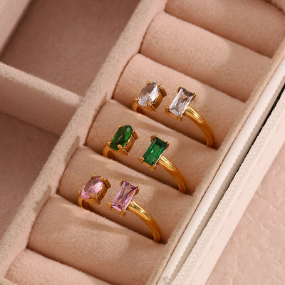 Fedilia Edelstein Ring | 18k Guld