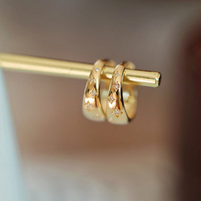 Luksus Guld & Sølv Øreringe