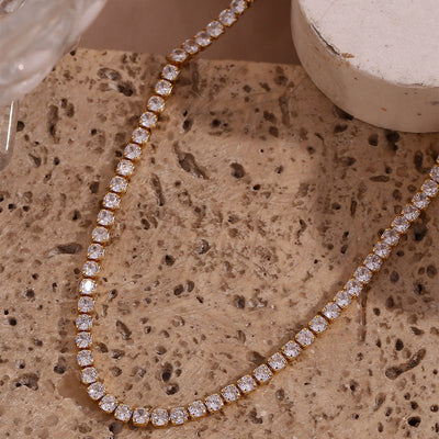 Tenis Halskæde Isolde Diamant | 18k Guld