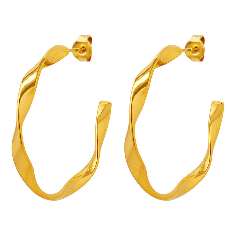 Iris Øreringe | 18k Guld