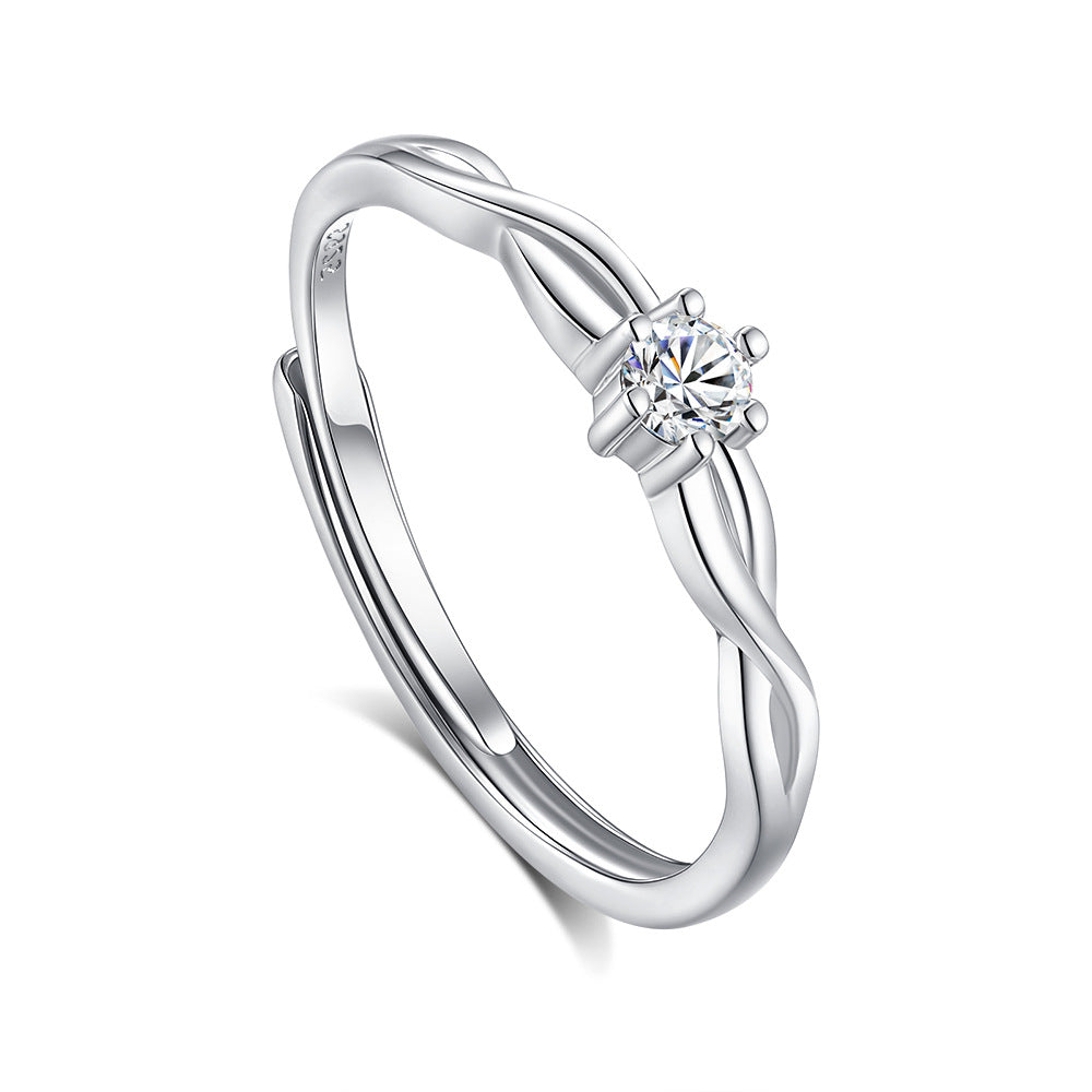 Talia Cuore Ring | Hvidguld