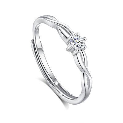 Talia Cuore Ring | Hvidguld