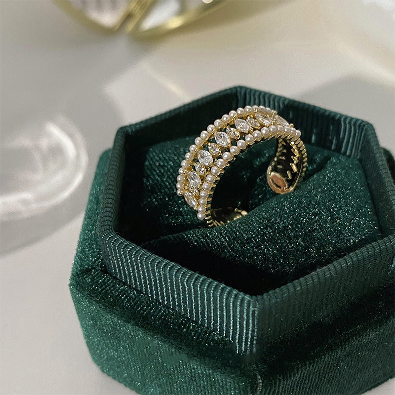 Elodie Vance Ring Sæt | Guld