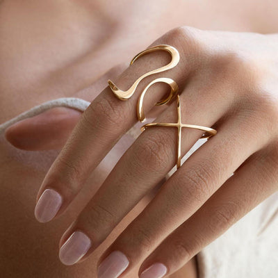 Mosaik Guld Ring