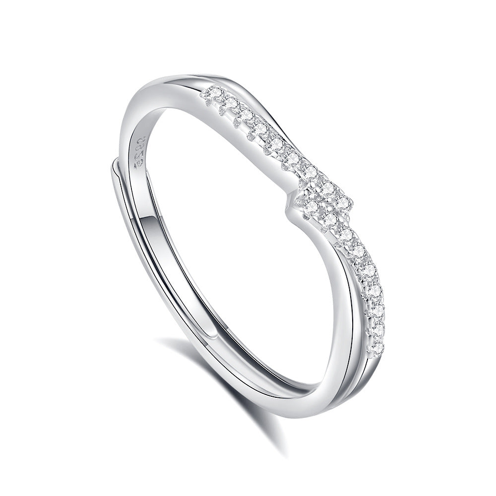 Isabeau Fontaine Ring | Hvidguld
