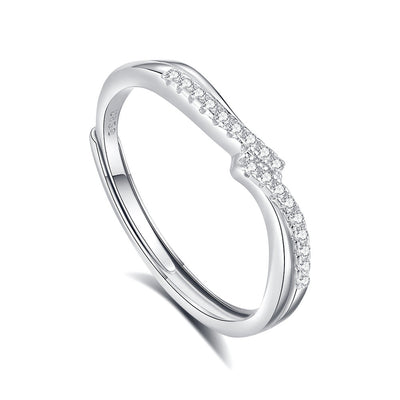 Isabeau Fontaine Ring | Hvidguld
