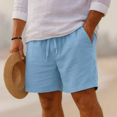 David - Eksklusive Shorts i Bomulds & Hørblanding