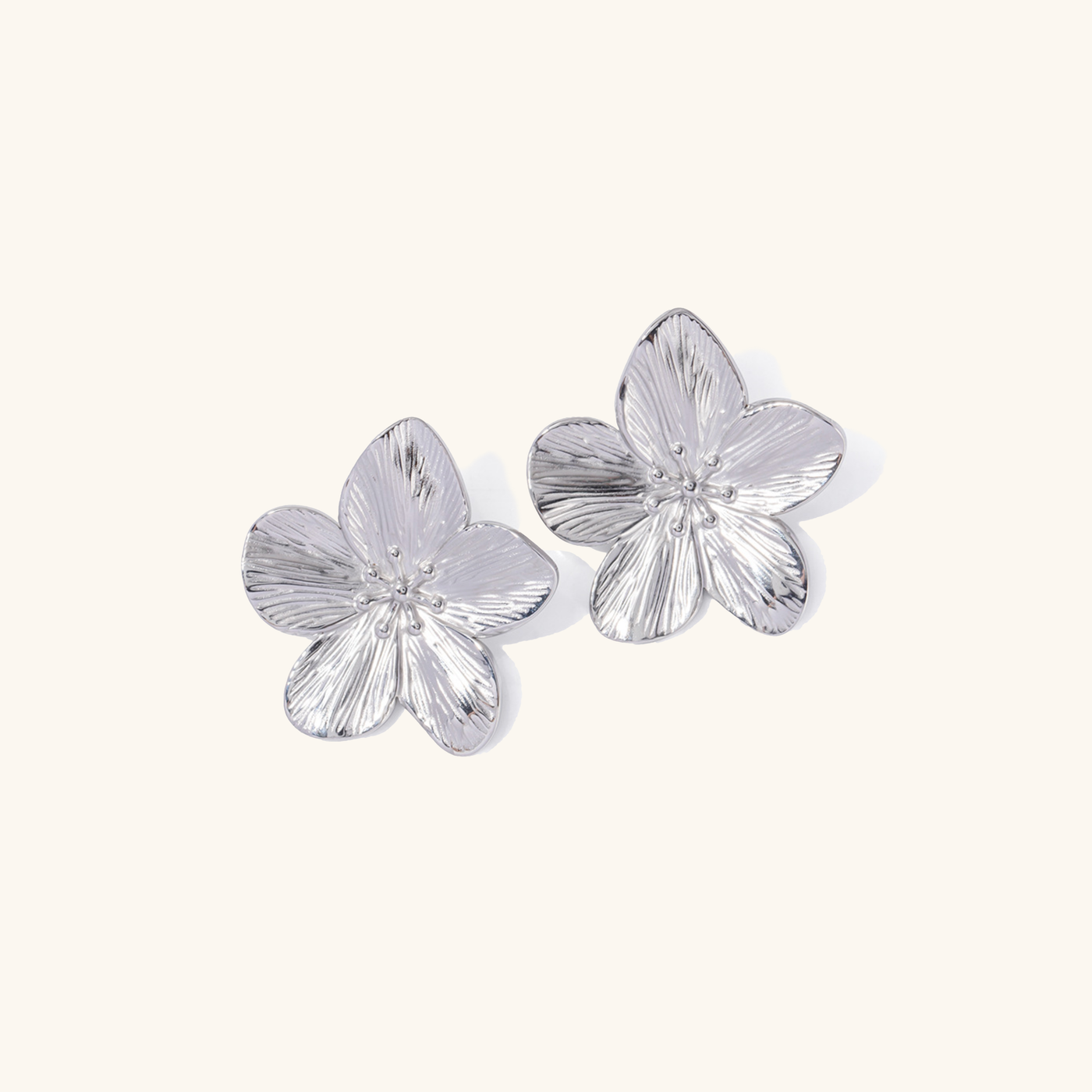Allysa Blume Øreringe |  18k Guld