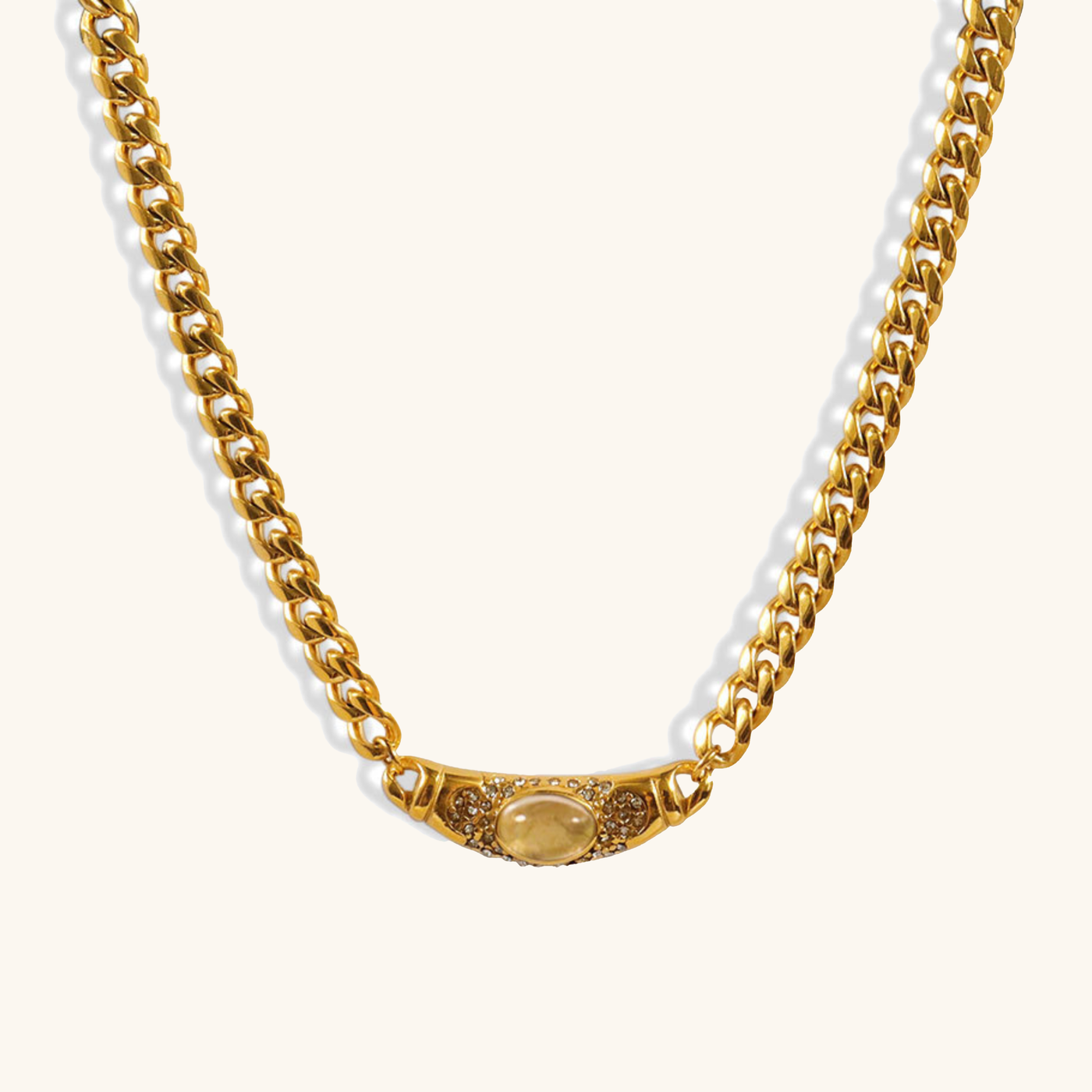 Vintage Isabella Halskæde | 18k Guld