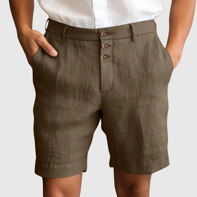 Adrian - Elegante Shorts i Raffineret Hør & Bomuld