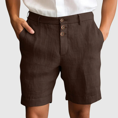 Adrian - Elegante Shorts i Raffineret Hør & Bomuld
