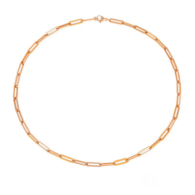 Archen Elegant Kæde Halskæde | Hvidguld 14k