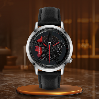 Rotating Hub Dial Quartz Ur