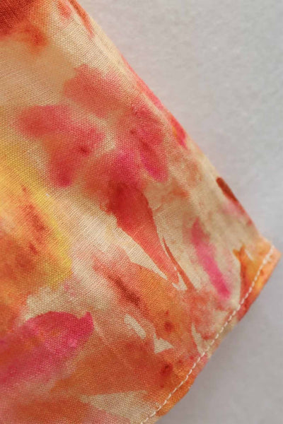 Rosea Floral Kjole med Volanger