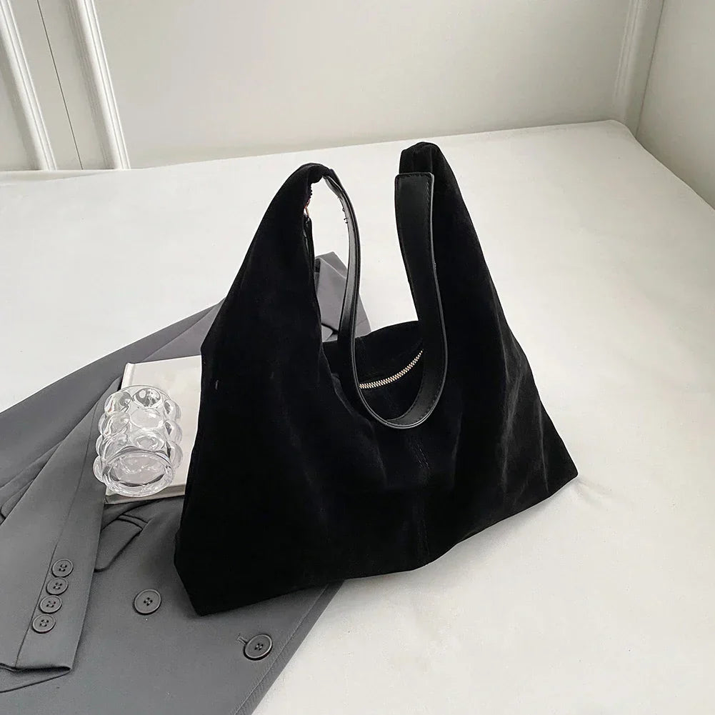 liv™ – afslappet hobo taske i læderlook