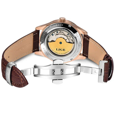 Automatisk Mekanisk Tourbillon Ur