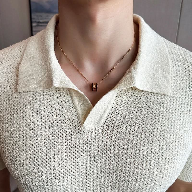 Mandlig V-Udskæring Polo T-shirt Jeremy™ | Olsen & Olsen - DK